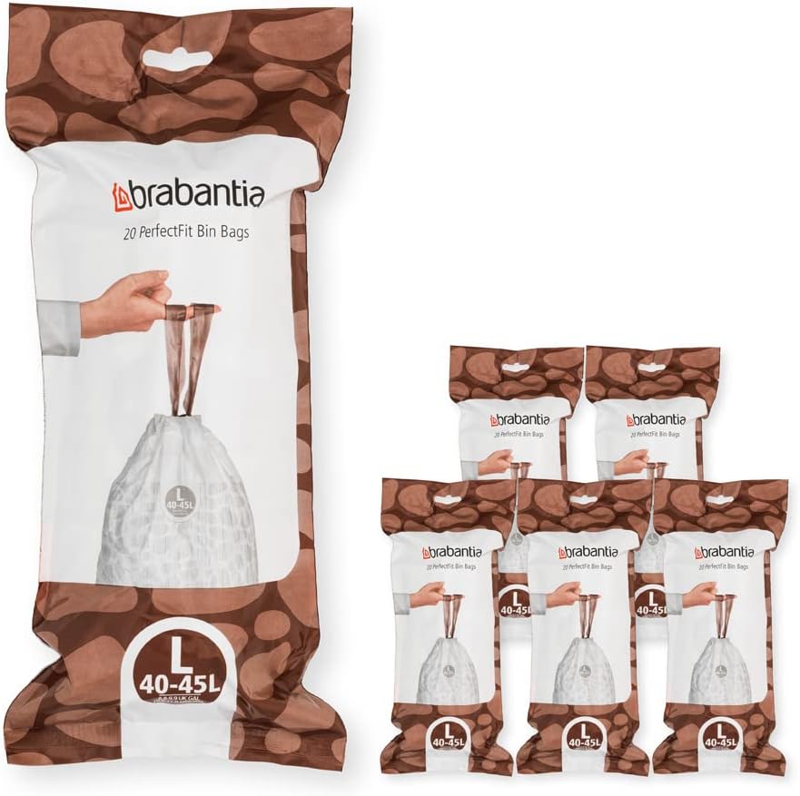 PerfectFit Bin Liners Multipack – Drawstring Trash Bags