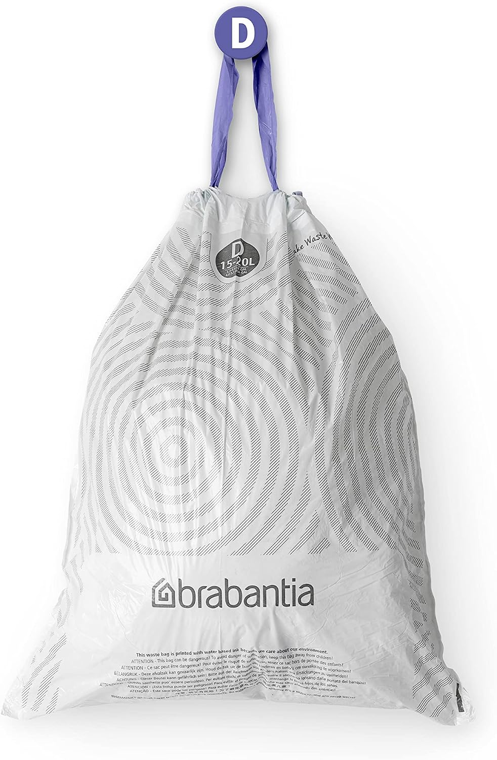 PerfectFit Bin Liners Multipack – 15–20L Drawstring Bags