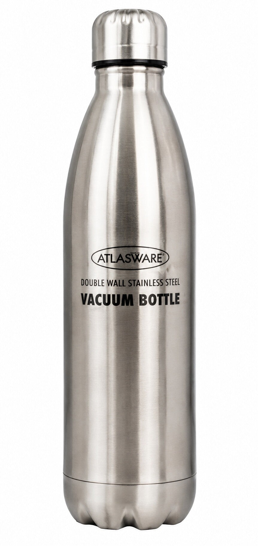 Atlasware Premium Unbreakable Stainless Steel Vacuum Flask Thermos, Double-Wall Insulated, Silver Color,500 ml