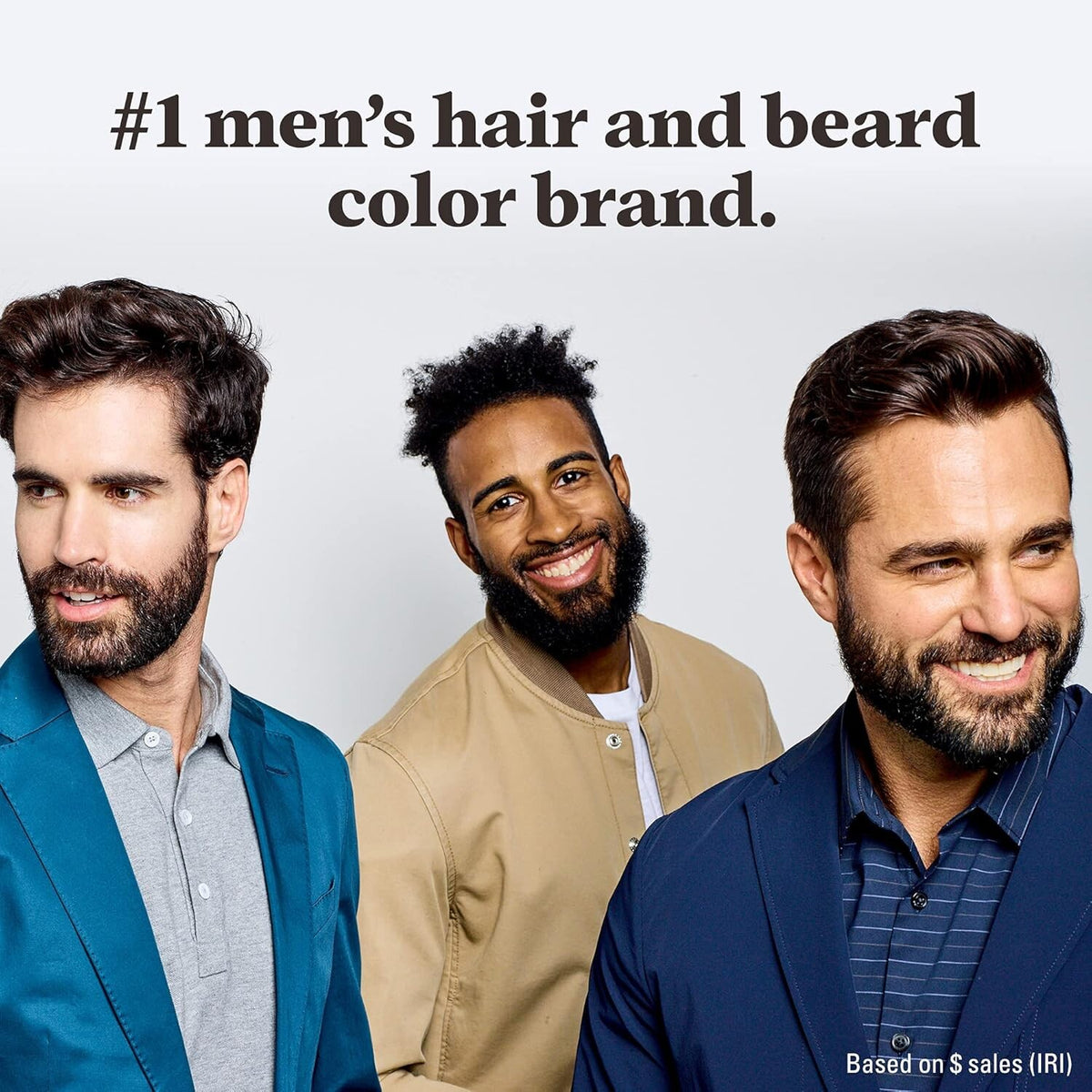 Just For Men Moustache & Beard Colour M-50 Darkest Brown, Men’s Facial Hair Dye, 14g, Pack of 2