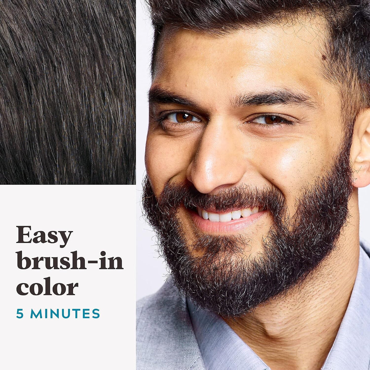 Just For Men Moustache & Beard Colour M-50 Darkest Brown, Men’s Facial Hair Dye, 14g Each, Pack of 3