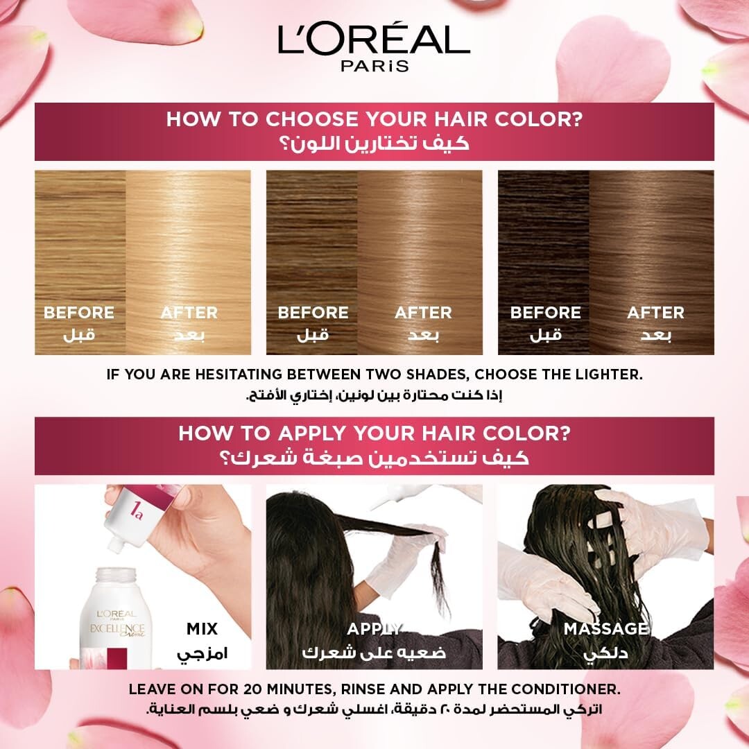 L’Oréal Paris Excellence Crème Permanent Hair Colour, 9 Very Light Blonde - Image 4