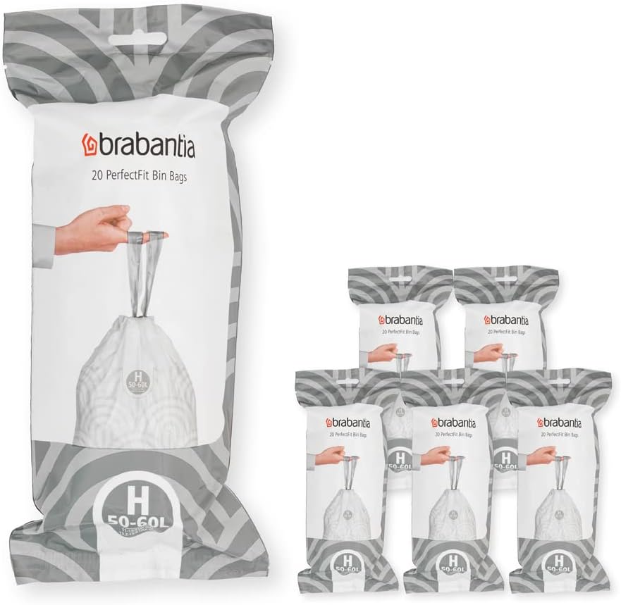 PerfectFit Bin Liners Multipack – 50-60L Trash Bags