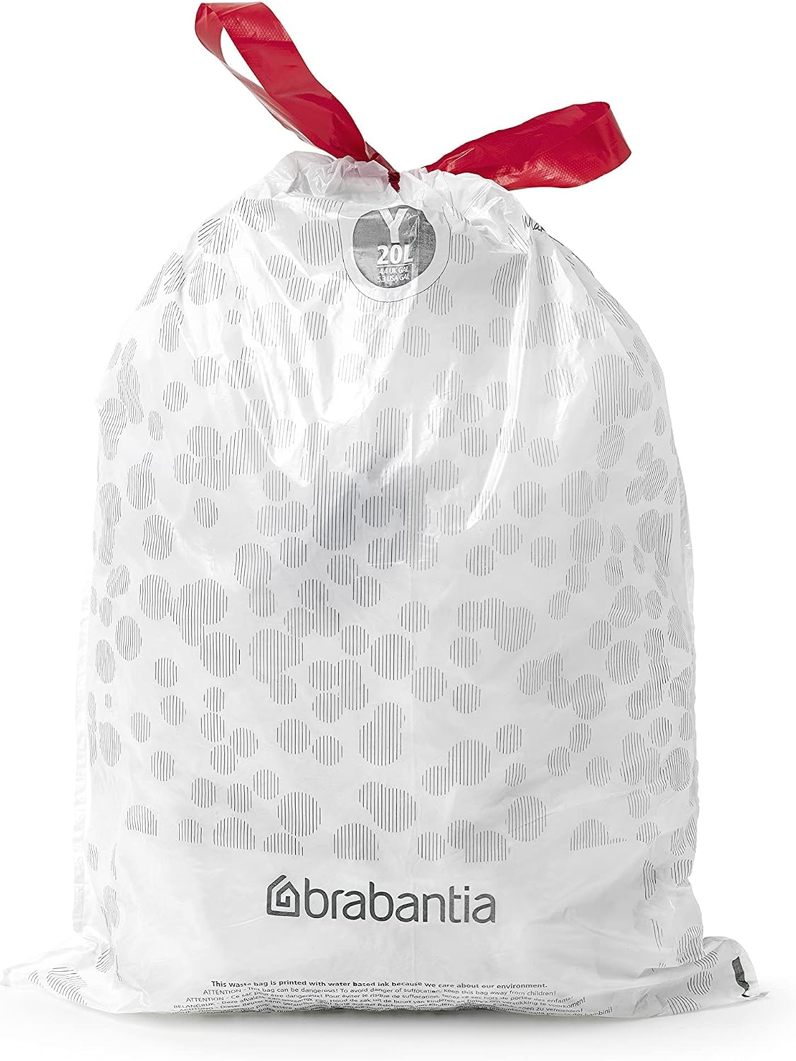 PerfectFit 20L Trash Bags – Strong Liners with Tie Tape