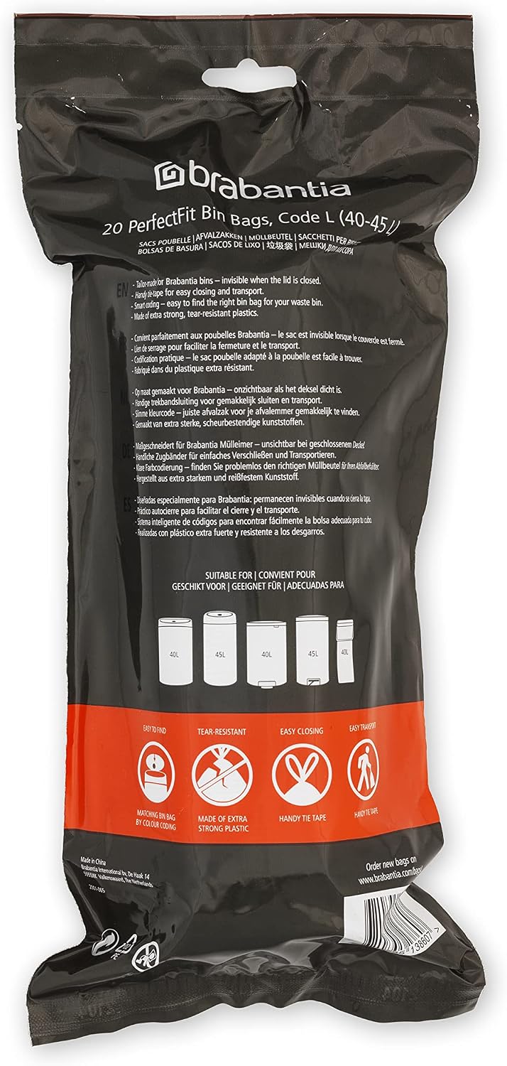 PerfectFit Bin Liners Multipack – Drawstring Trash Bags