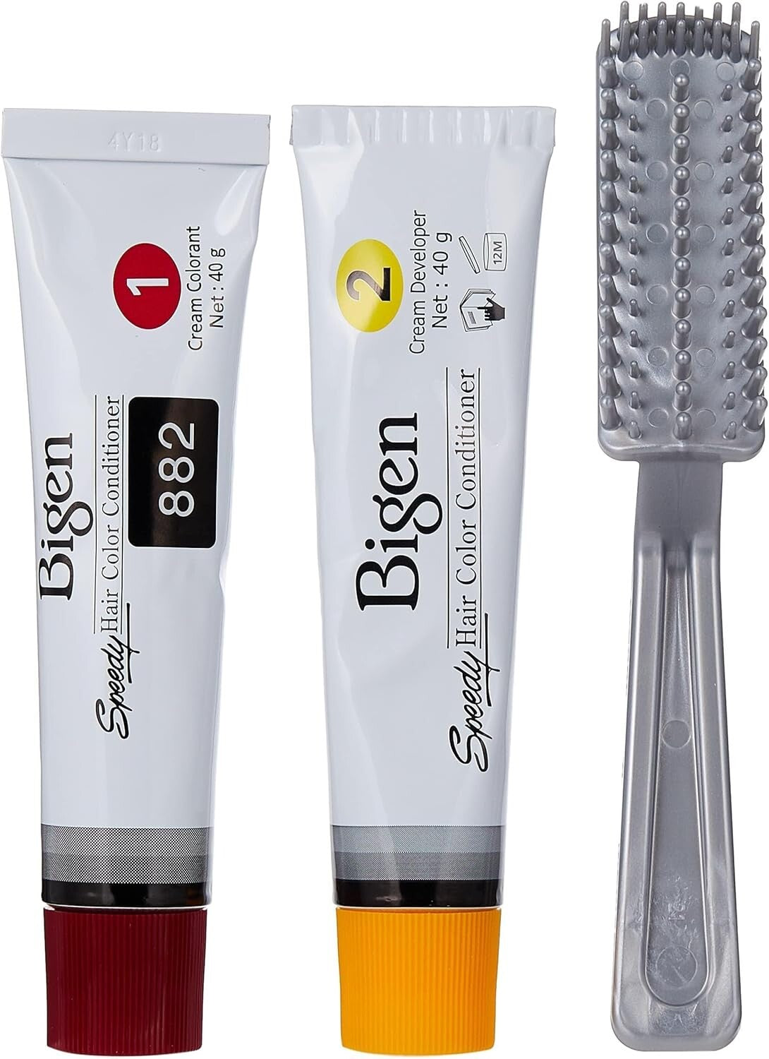 Bigen Speedy Hair Color 882 Brownish Black, 40g + 40g, 2 Pc Combo Pack Offer