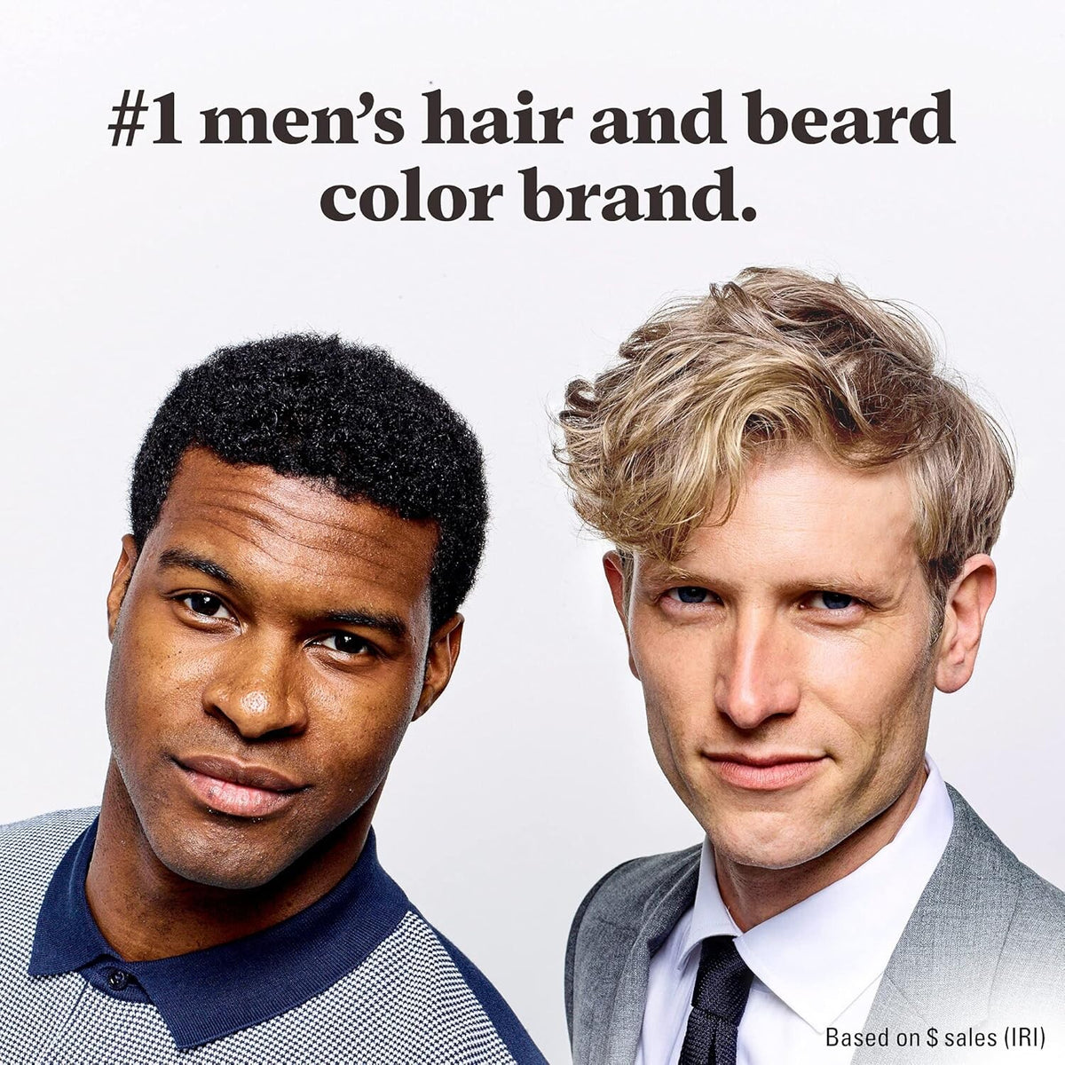 Just For Men Shampoo-In Hair Colour H-30 Light-Medium Brown with Keratin and Vitamin E, Men’s Grey Hair Colouring Kit, Pack of 2