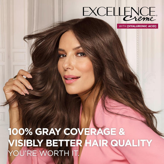 L’Oréal Paris Excellence Crème Permanent Triple Care Hair Colour, 10 Lightest Ultimate Blonde, Grey Coverage - Image 2
